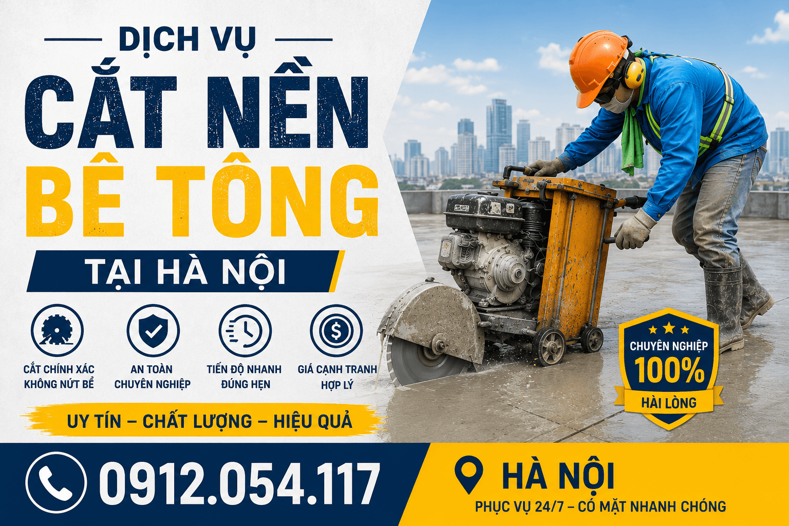 Cắt Nền Bê Tông Tại Hà Nội