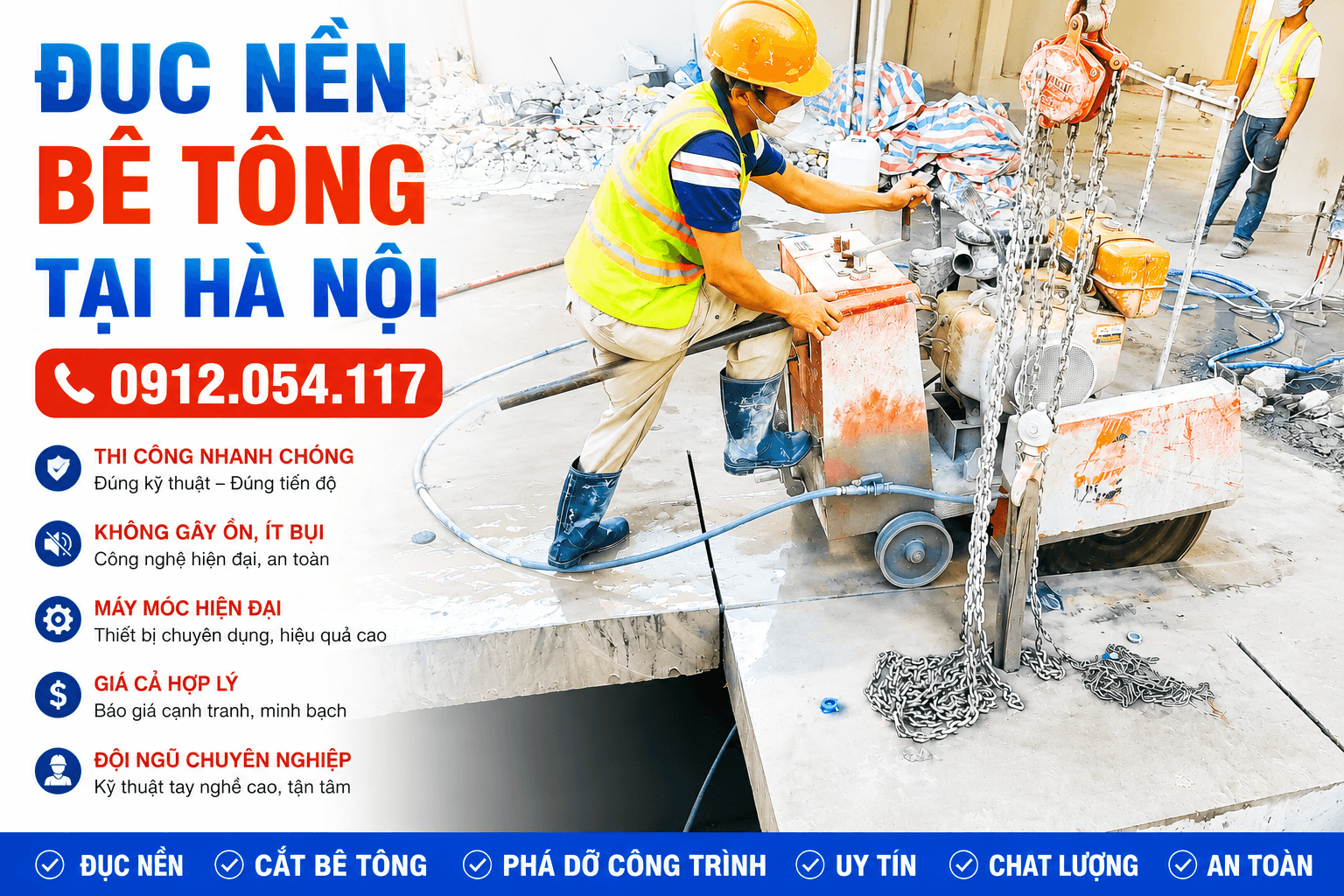 Đục Nền Bê Tông